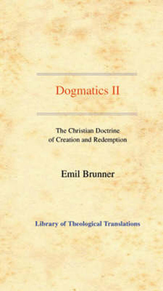 Dogmatics II Hardback - Re-vived