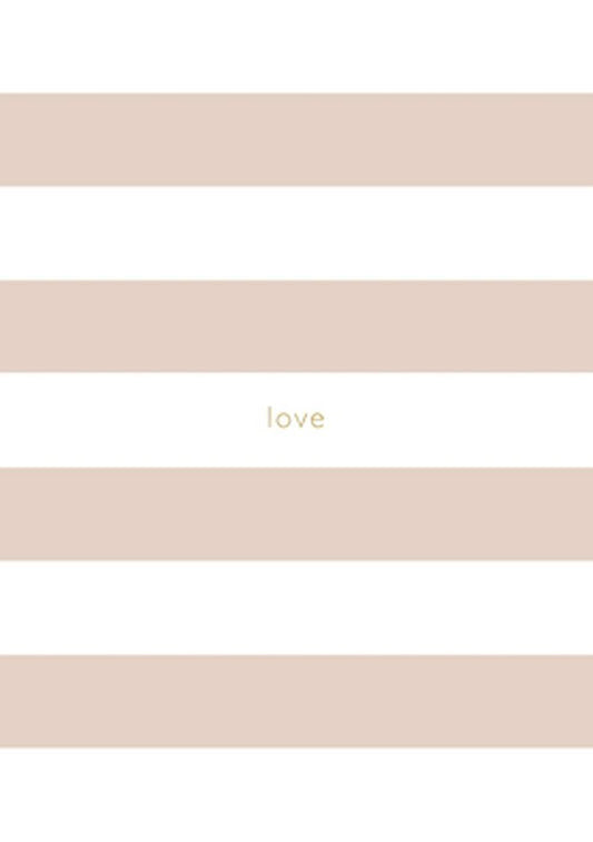 A5 Notebook Pink Striped - Re-vived