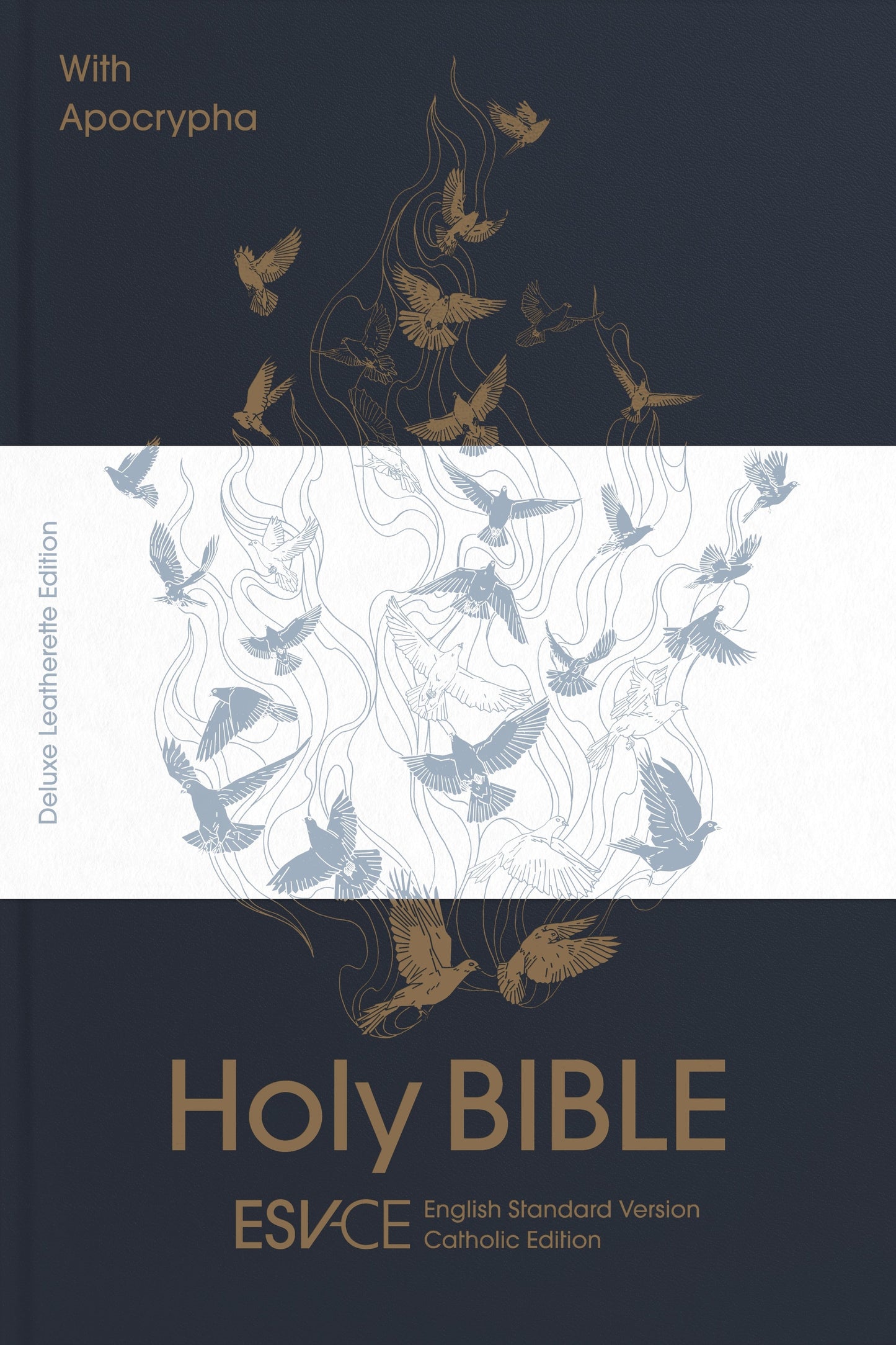ESV Holy Bible with Apocrypha, Anglicized Edition, Blue - Re-vived