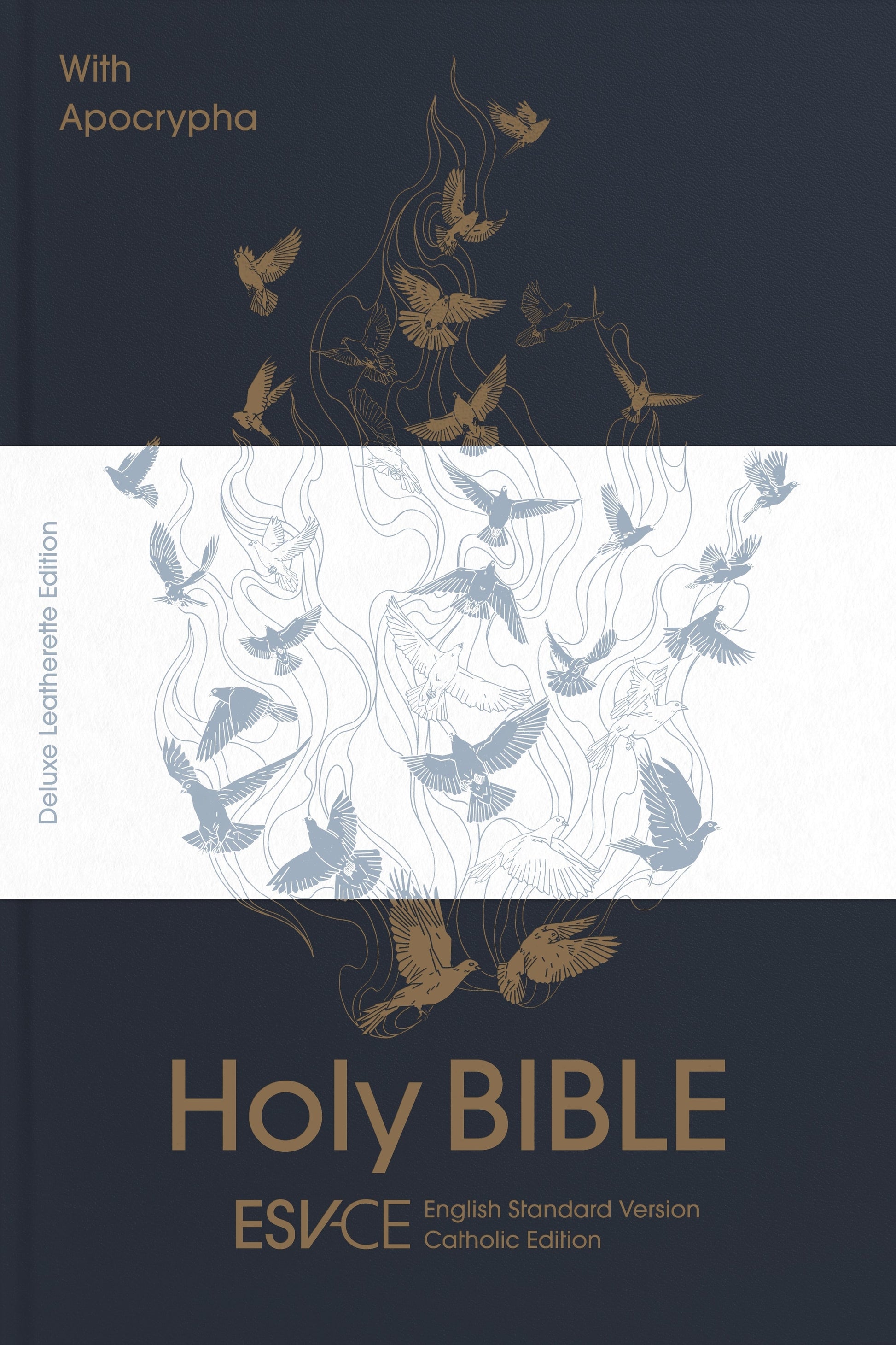 ESV Holy Bible with Apocrypha, Anglicized Edition, Blue - Re-vived
