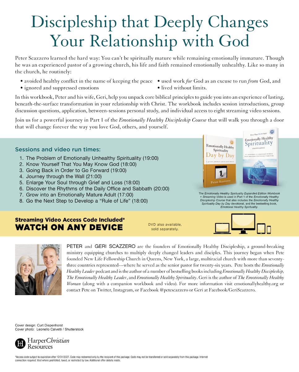 Emotionally Healthy Spirituality Workbook Expanded Edition - Re-vived
