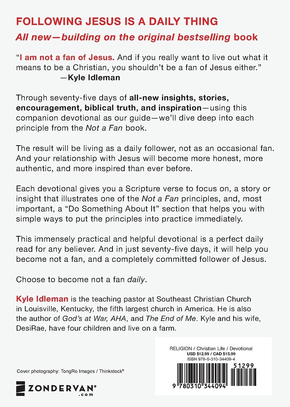 Not a Fan Daily Devotional - Re-vived