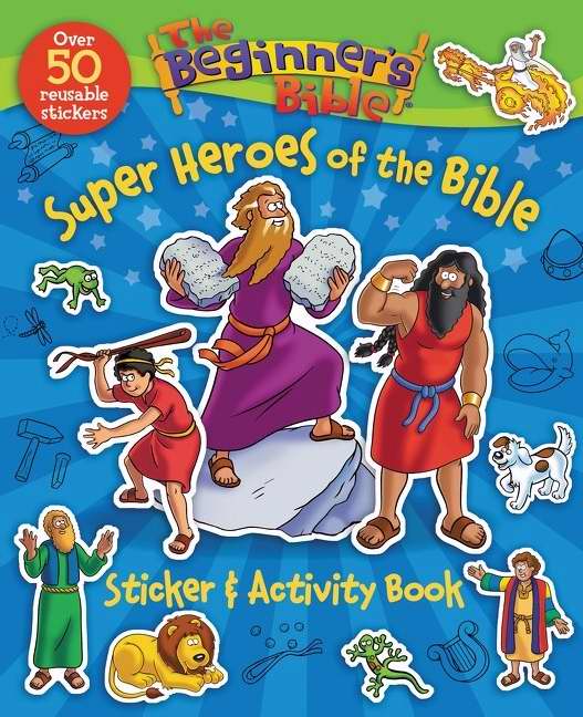 The Beginner's Bible Super Heroes Of The Bible Sticker & Activity Book - Re-vived