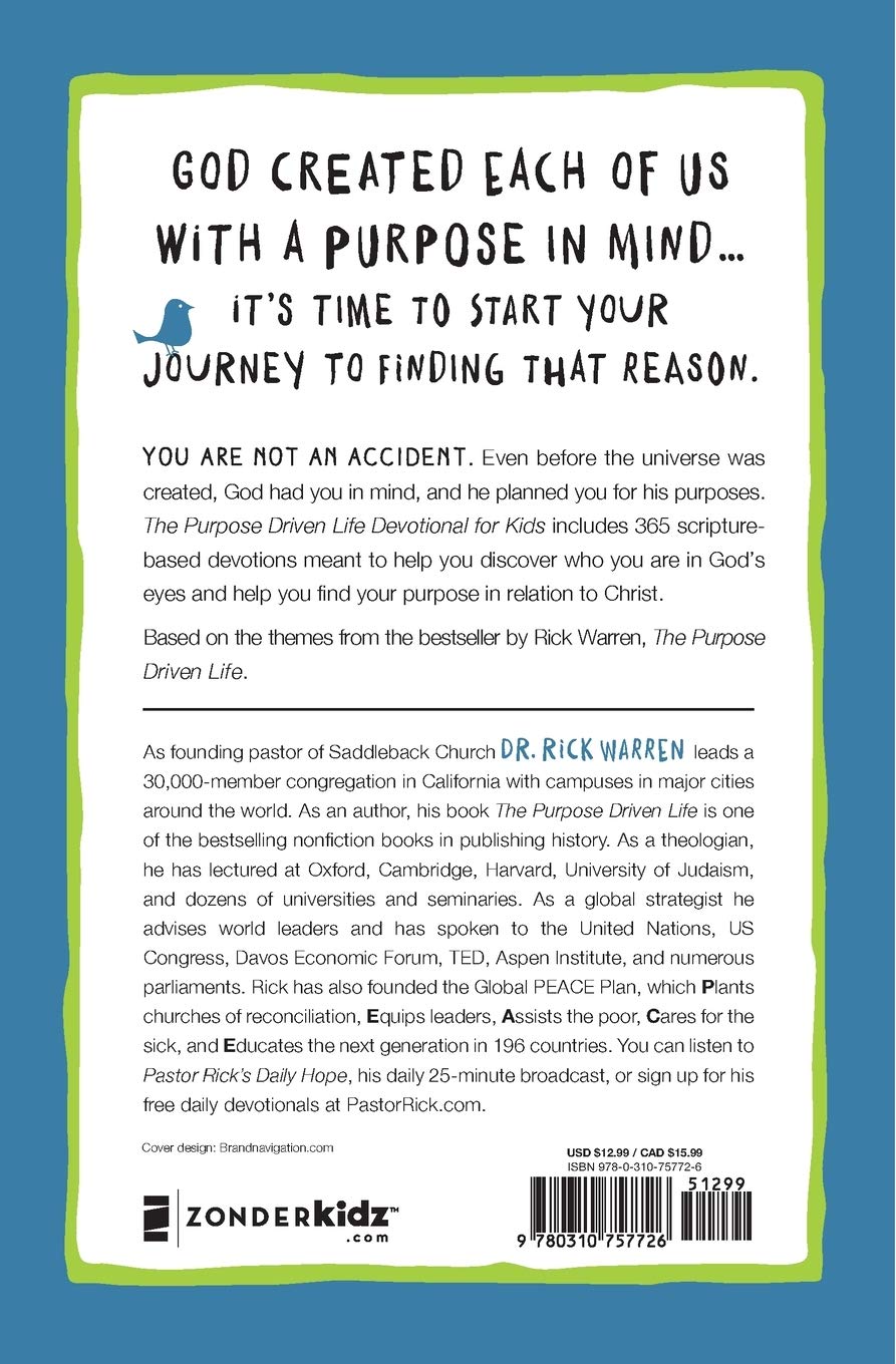 The Purpose Driven Life Devotional For Kids - Re-vived