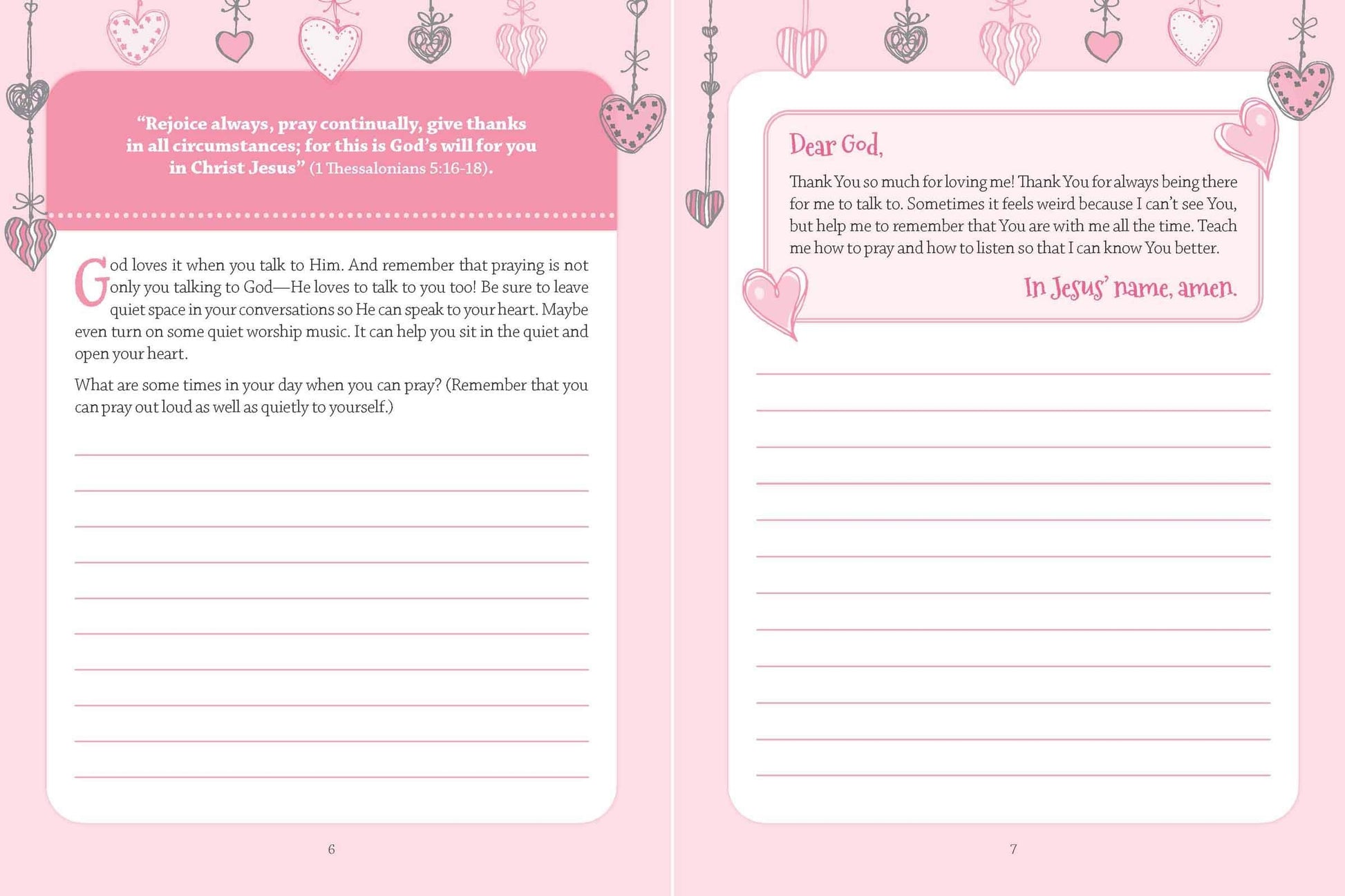 You're God's Girl! Prayer Journal - Re-vived