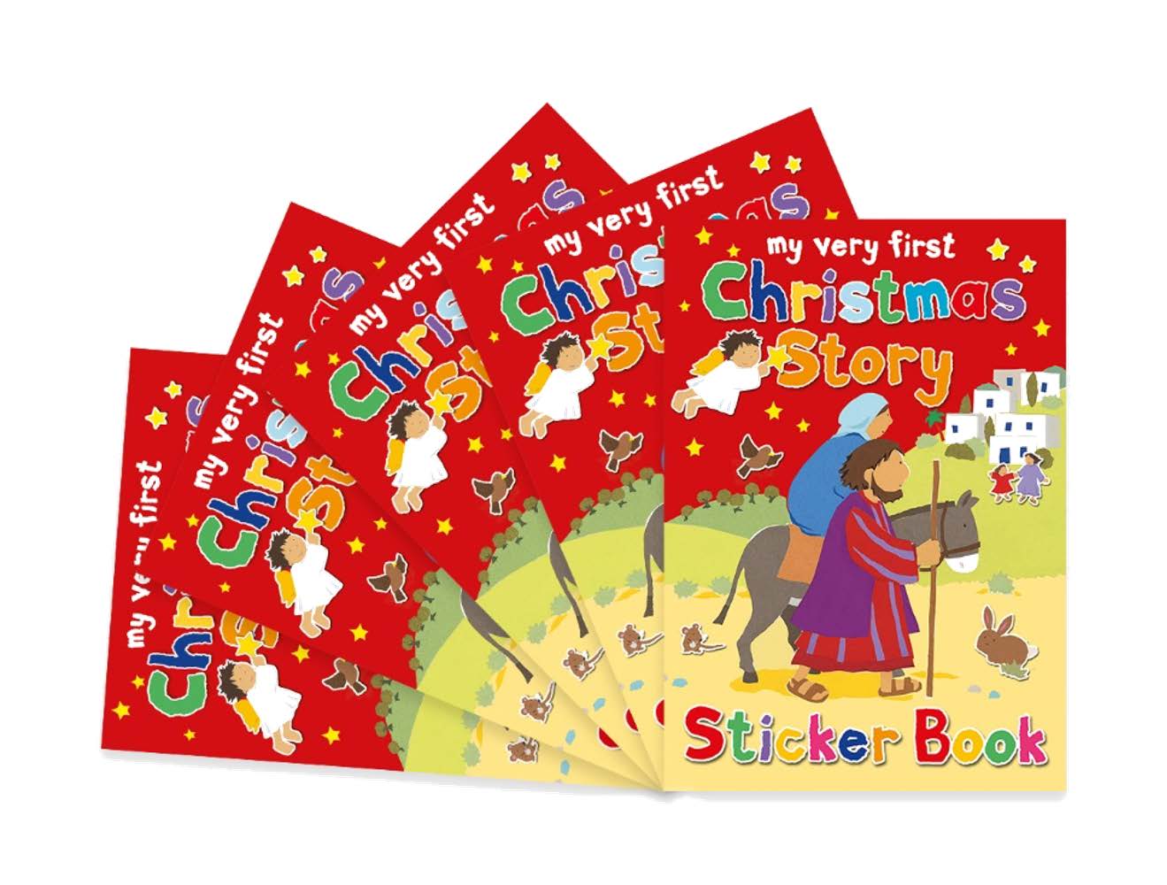 Christmas Story Sticker Book (pack of 5) - Re-vived
