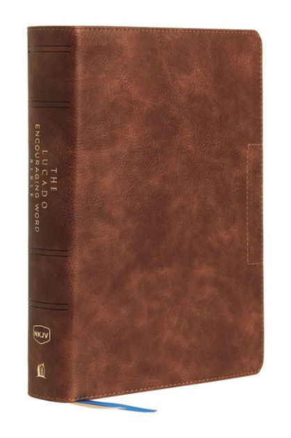 NKJV Lucado Encouraging Word Bible, Brown - Re-vived
