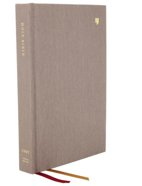 NET Large Print Thinline Bible, Gray - Re-vived