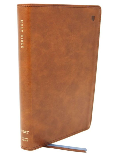 NET Thinline Bible, Brown, Indexed, Comfort Print - Re-vived