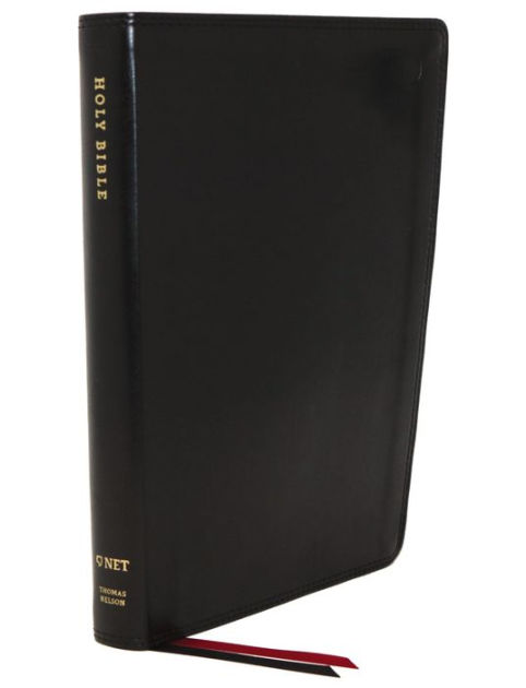 NET Large Print Thinline Bible, Black, Comfort Print - Re-vived
