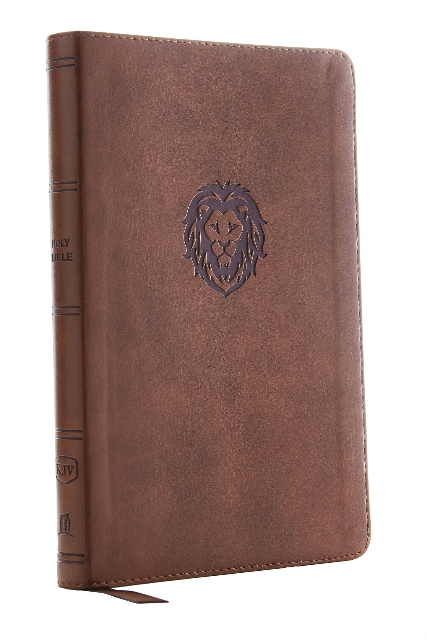 KJV Thinline Bible, Youth Edition, Brown, Red Letter - Re-vived