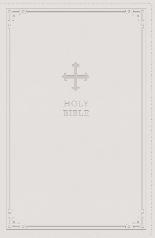 NRSV Catholic Bible, White, Comfort Print - Re-vived