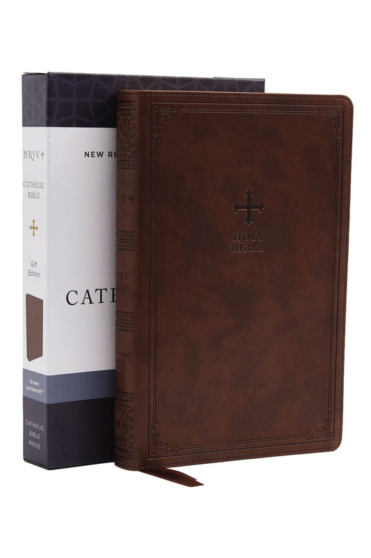 NRSV Catholic Bible, Brown, Comfort Print - Re-vived