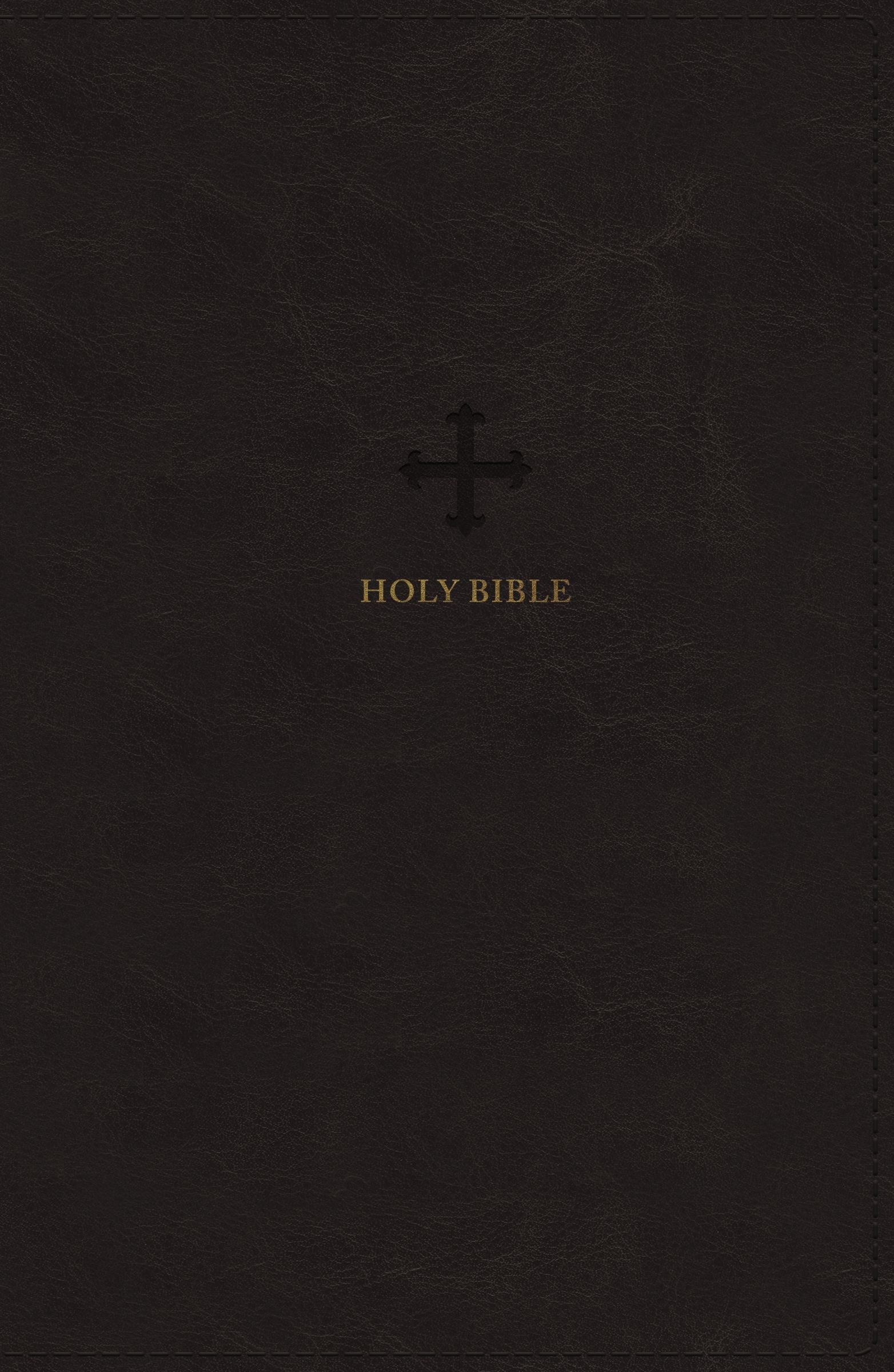 NRSV Large Print, Catholic Bible, Black, Comfort Print - Re-vived