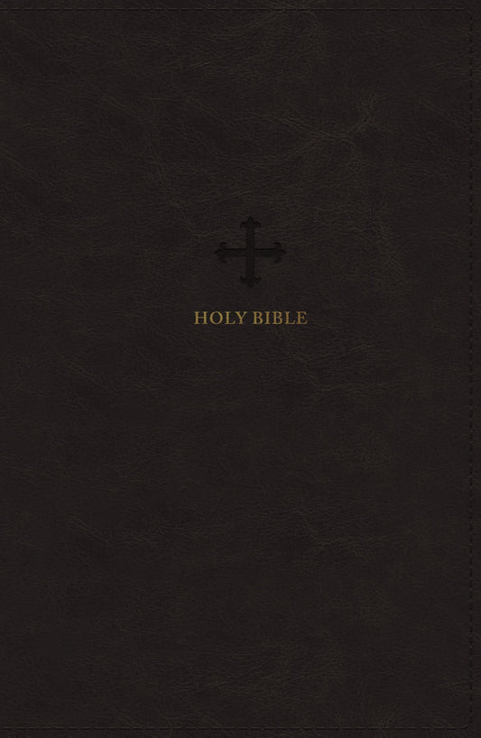 NRSV Large Print, Catholic Bible, Black, Comfort Print - Re-vived
