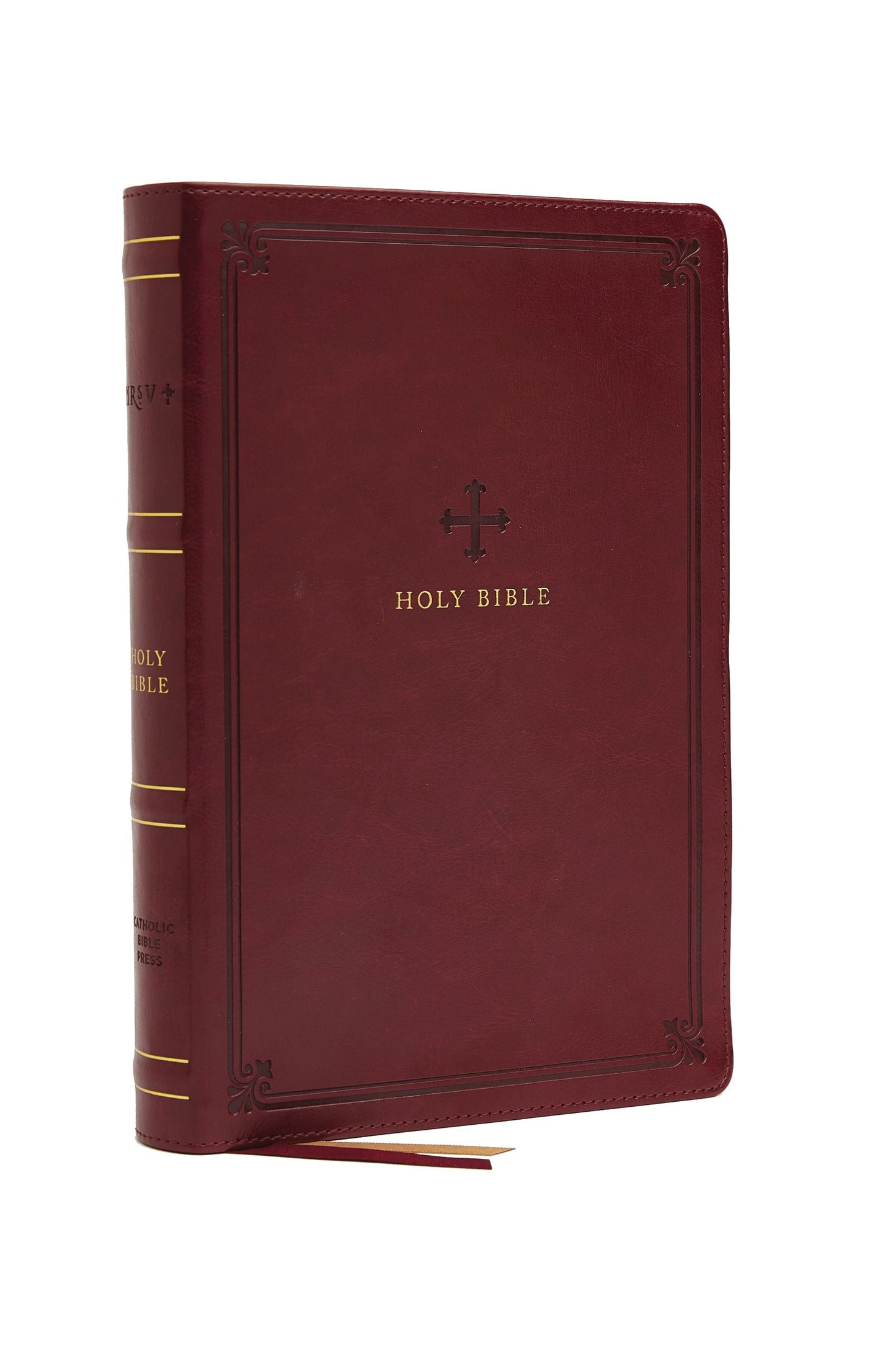 NRSV Large Print Catholic Bible, Red, Comfort Print - Re-vived