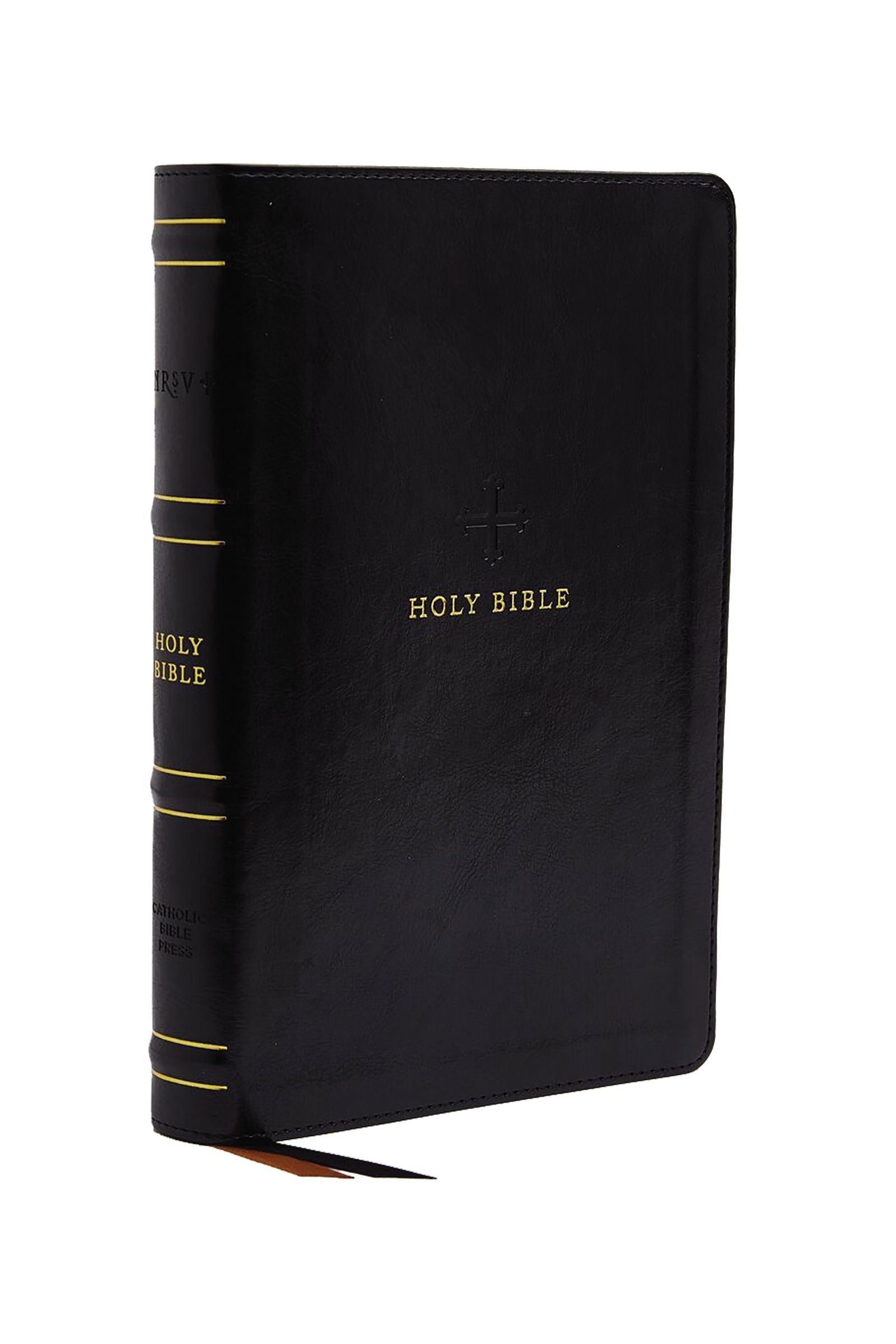 NRSV Personal Size Catholic Bible, Black, Comfort Print - Re-vived