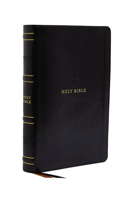 NRSV Personal Size Catholic Bible, Black, Comfort Print - Re-vived