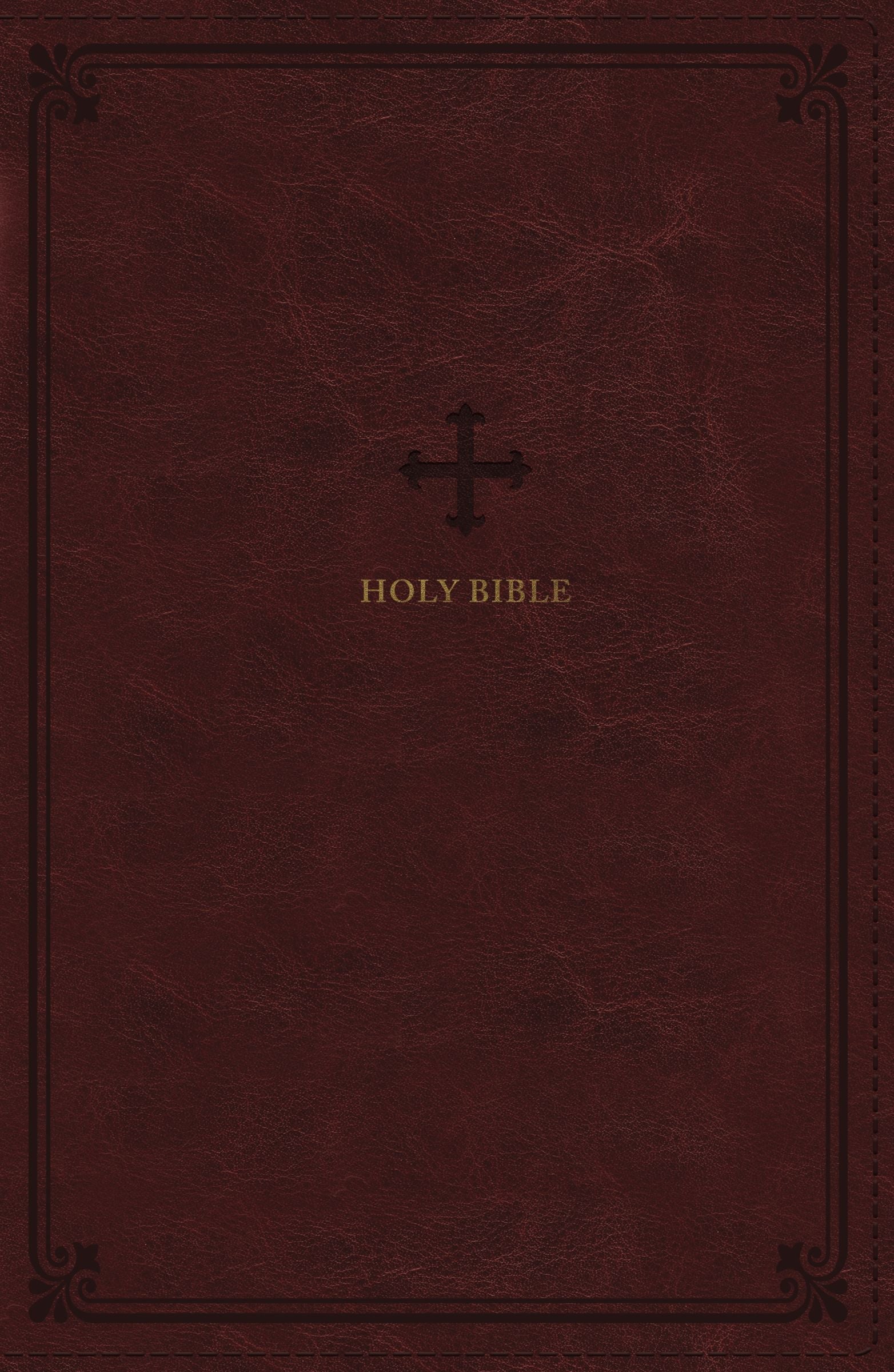 NRSV Personal Size Catholic Bible, Red, Comfort Print - Re-vived