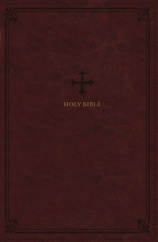 NRSV Personal Size Catholic Bible, Red, Comfort Print - Re-vived