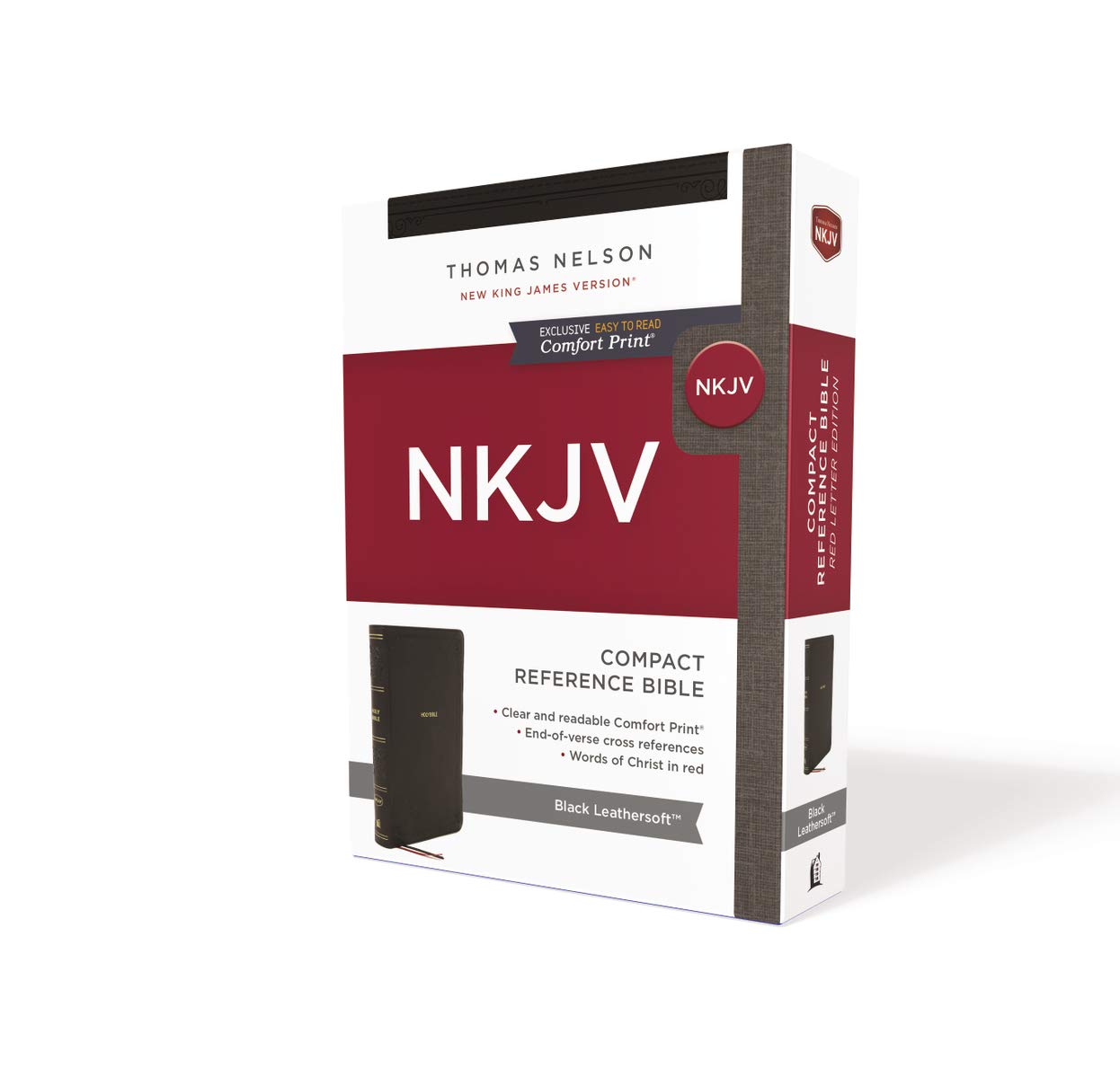 NKJV End-of-Verse Compact Reference Bible, Black - Re-vived