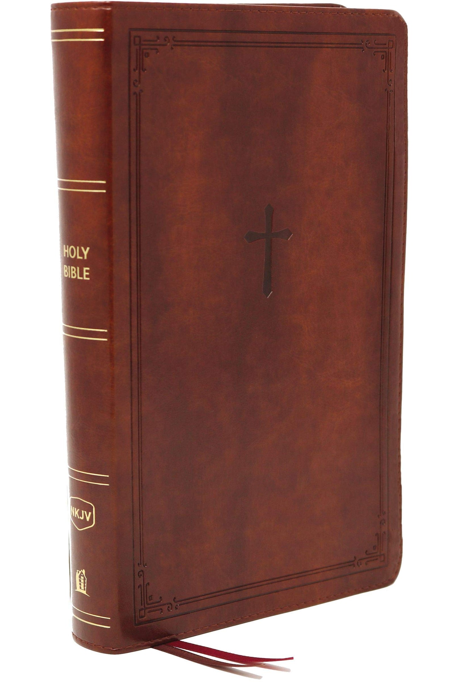 NKJV End-of-Verse Reference Bible, Personal Size, Brown - Re-vived
