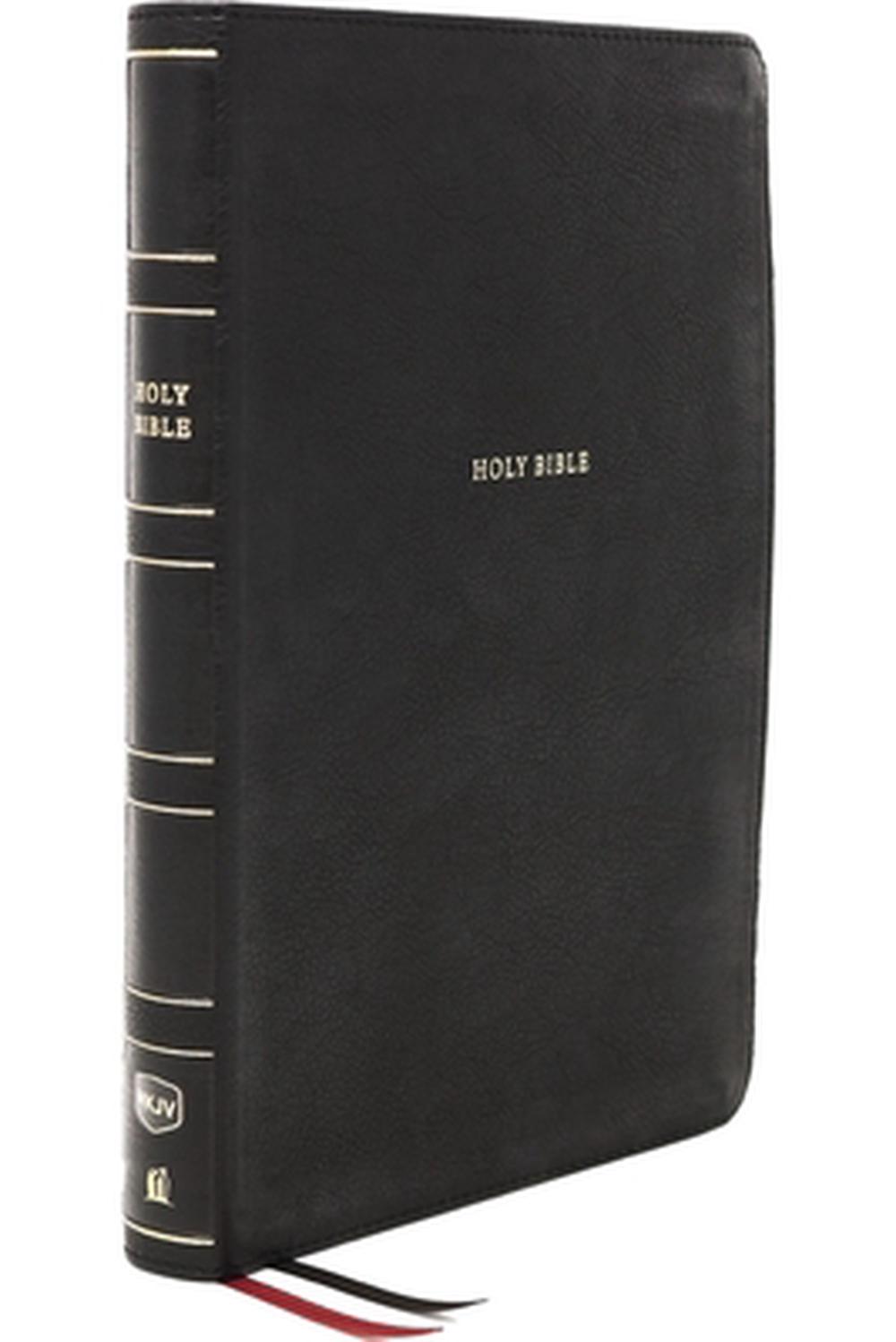NKJV Reference Bible, Center-Column Giant Print, Black - Re-vived
