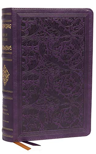 KJV Personal Size Reference Bible Leathersoft Purple - Re-vived