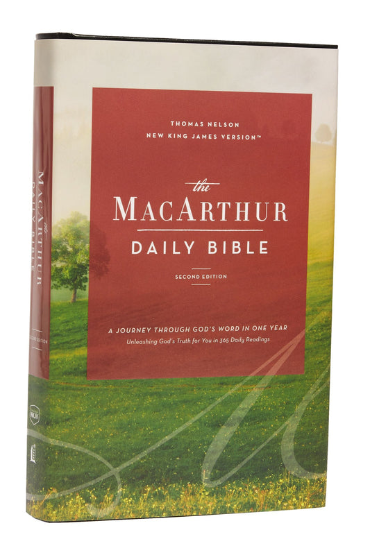 NKJV MacArthur Daily Bible, 2nd Edition, Hardback - Re-vived