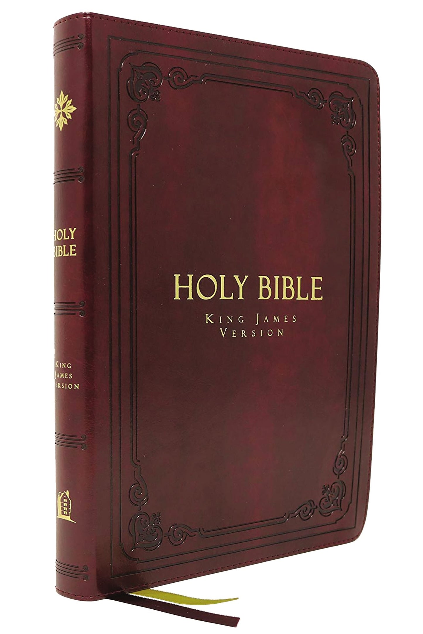 KJV Thinline Bible, Large Print, Burgundy, Red Letter - Re-vived