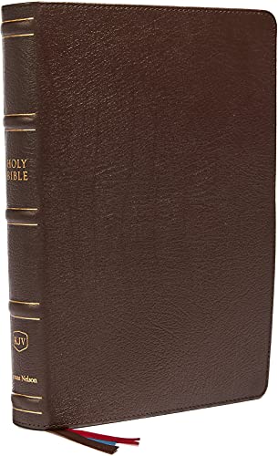 KJV Large Print Verse-by-Verse Reference Bible, Brown - Re-vived