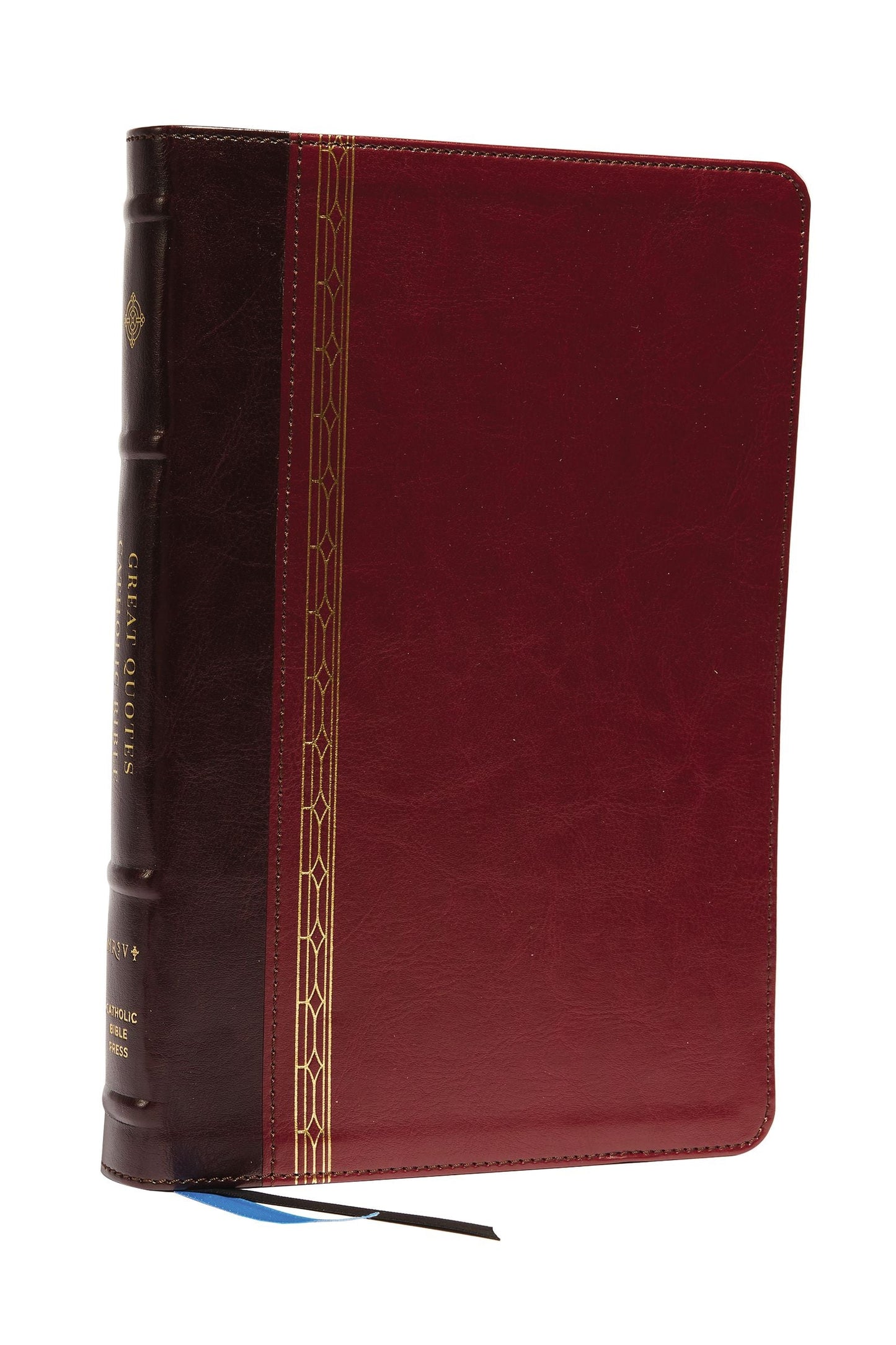 NRSCVE Great Quotes Catholic Bible, Burgundy, Comfort Print - Re-vived