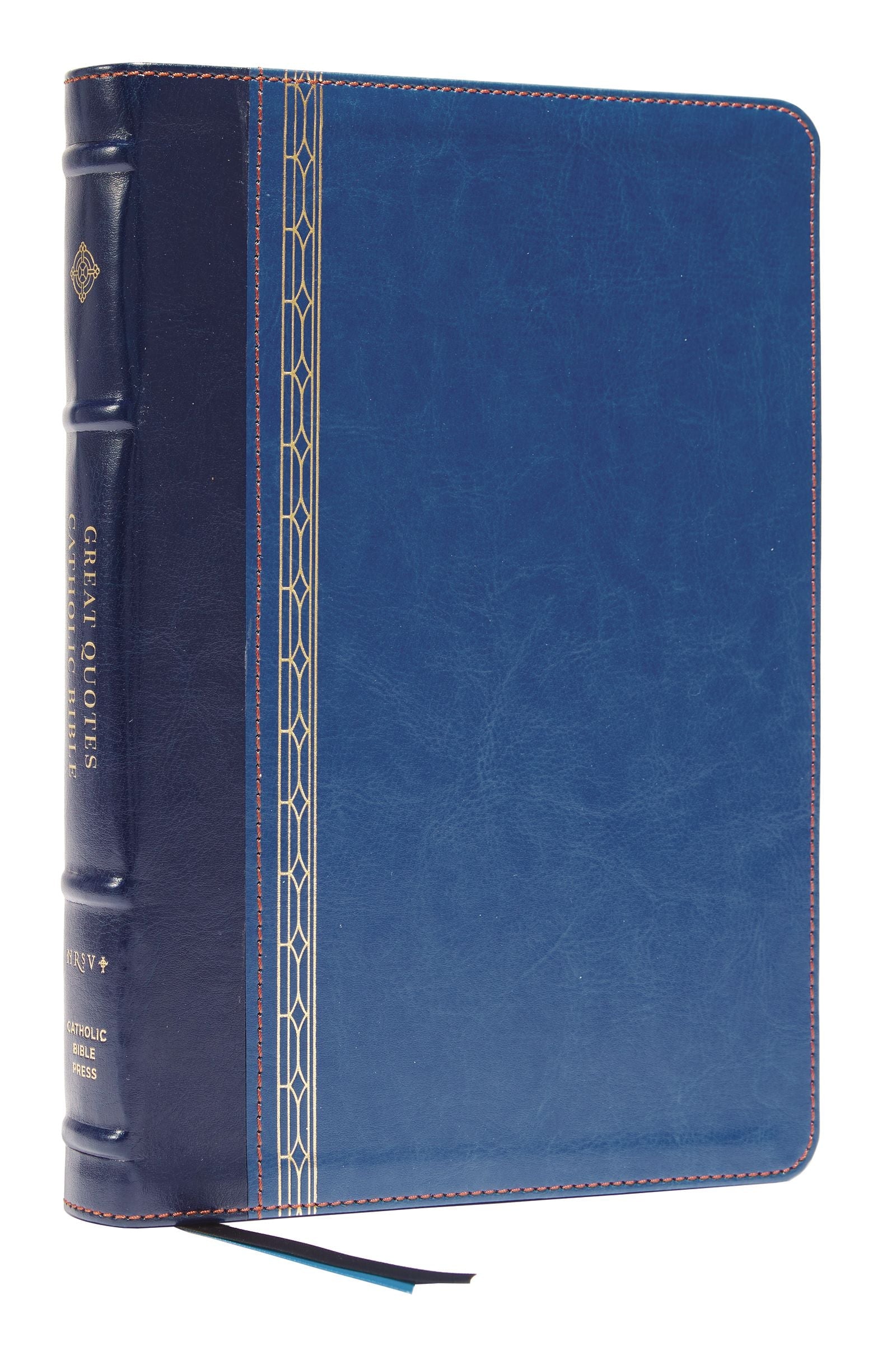NRSVCE Great Quotes Catholic Bible, Blue, Comfort Print - Re-vived