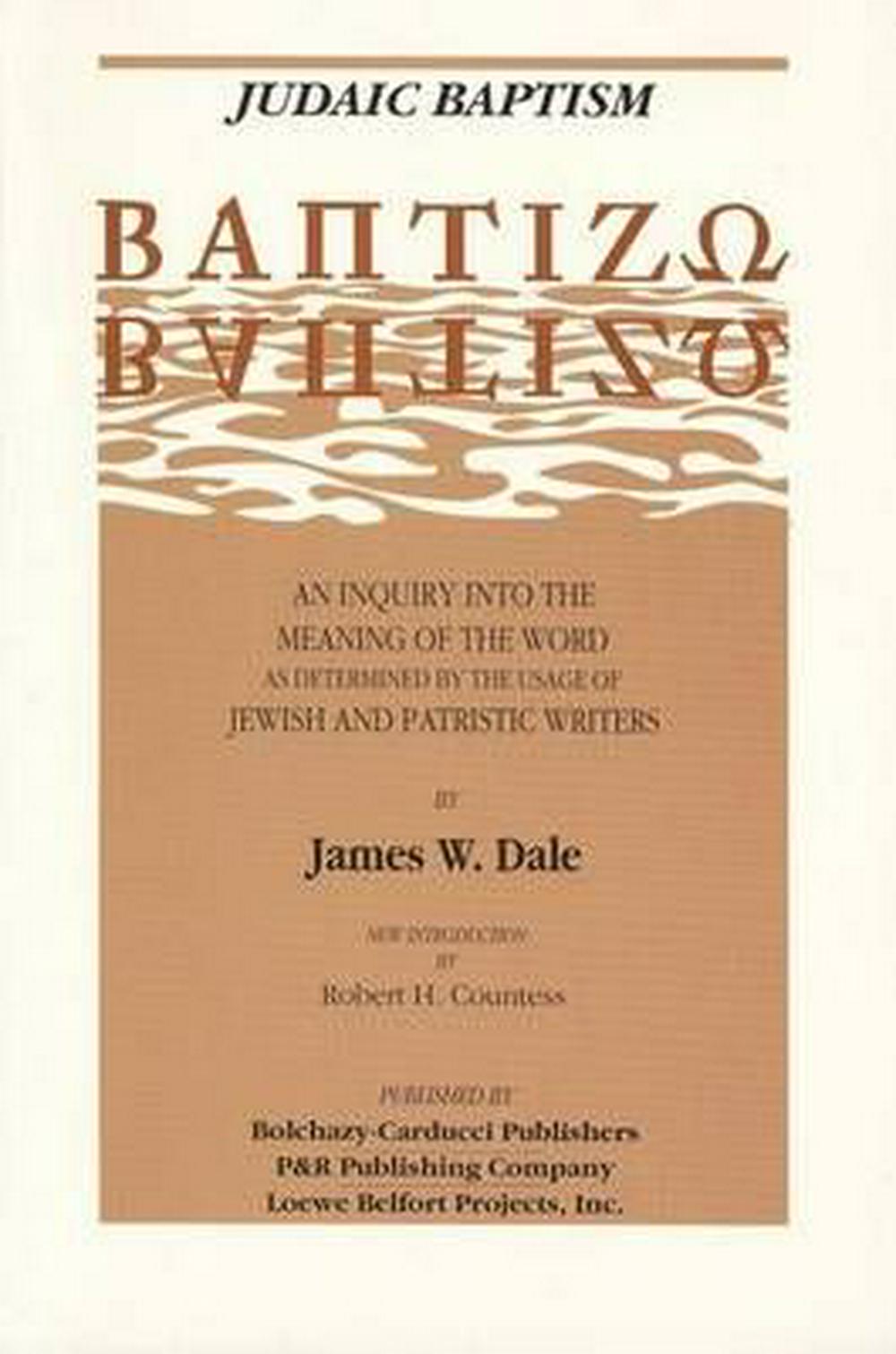 Judaic Baptism - Re-vived