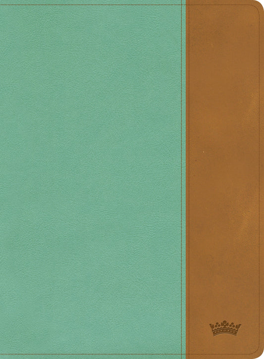 CSB Tony Evans Study Bible, Teal/Earth LeatherTouch, Indexed - Re-vived