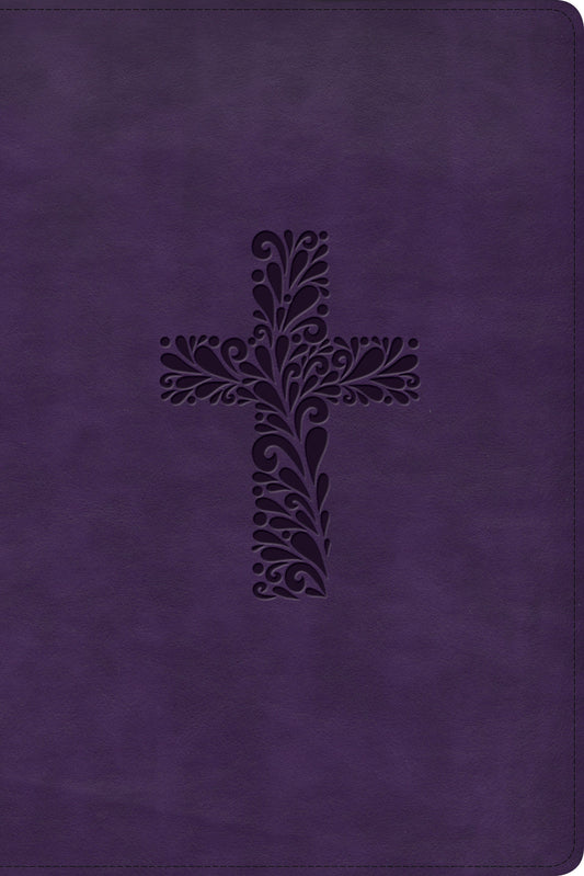 KJV Rainbow Study Bible, Purple LeatherTouch - Re-vived