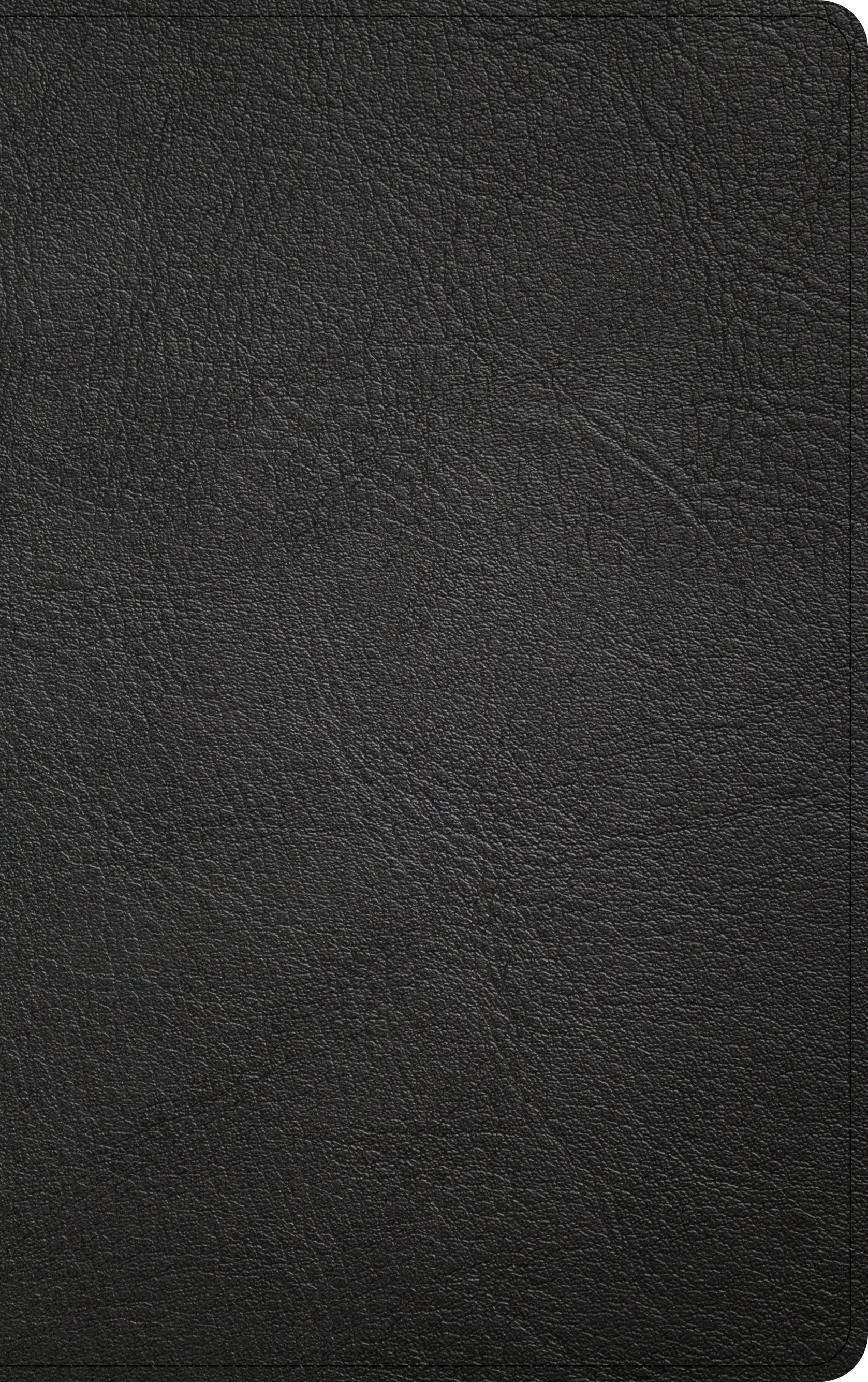 KJV Single-Column Personal Size Bible, Black Genuine Leather - Re-vived