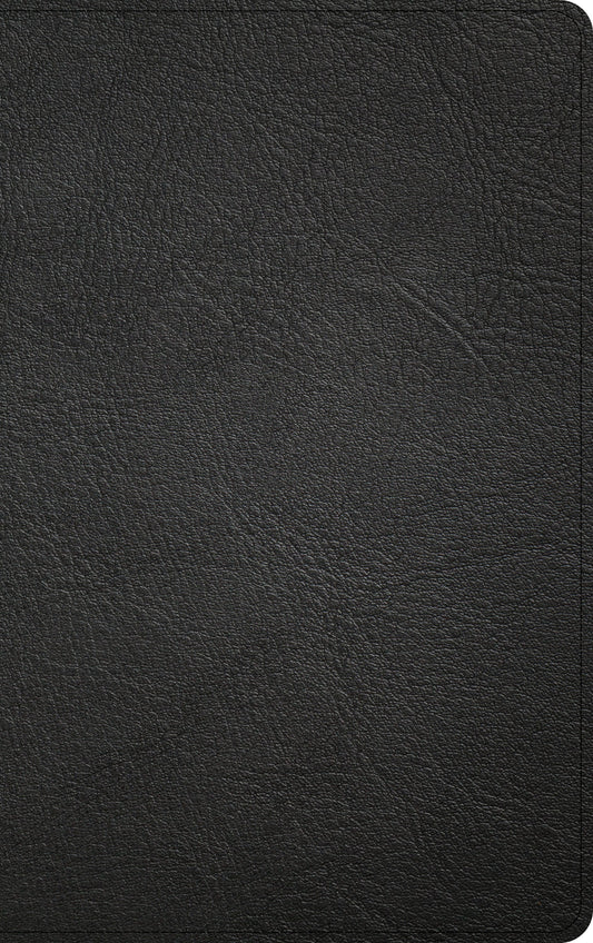 KJV Single-Column Personal Size Bible, Black Genuine Leather - Re-vived