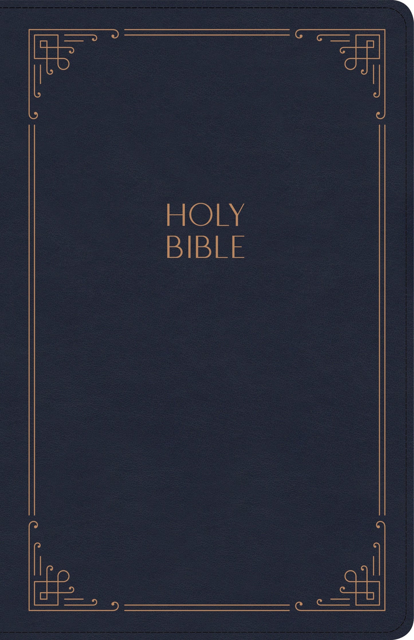 KJV Large Print Personal Size Reference Bible, Navy - Re-vived