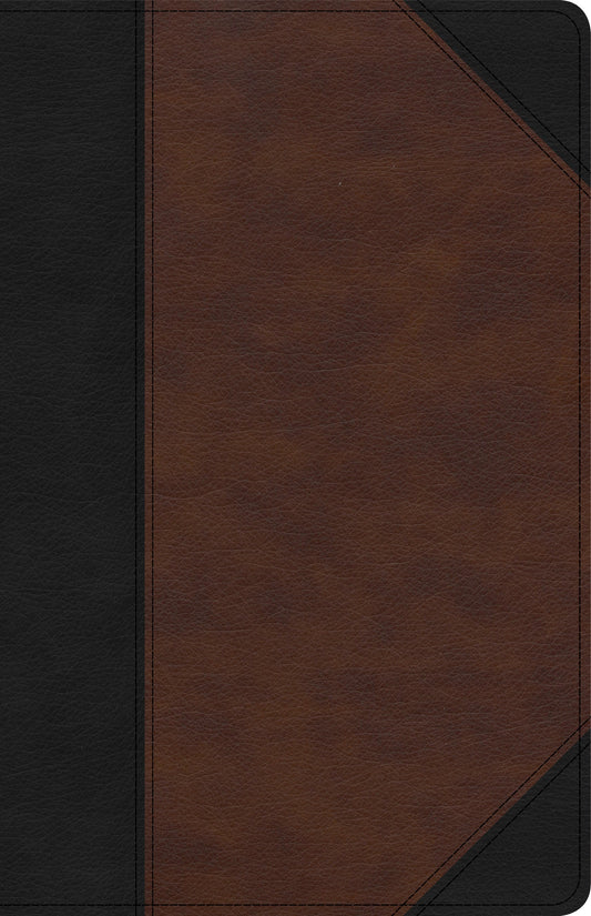 KJV Large Print Personal Size Reference Bible, Brown/Black - Re-vived