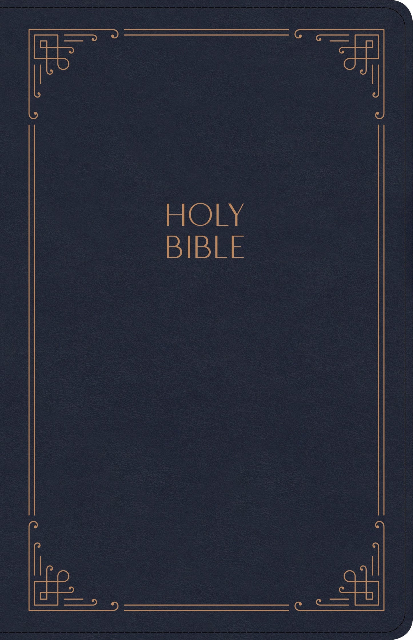 KJV Large Print Personal Size Reference Bible, Navy - Re-vived
