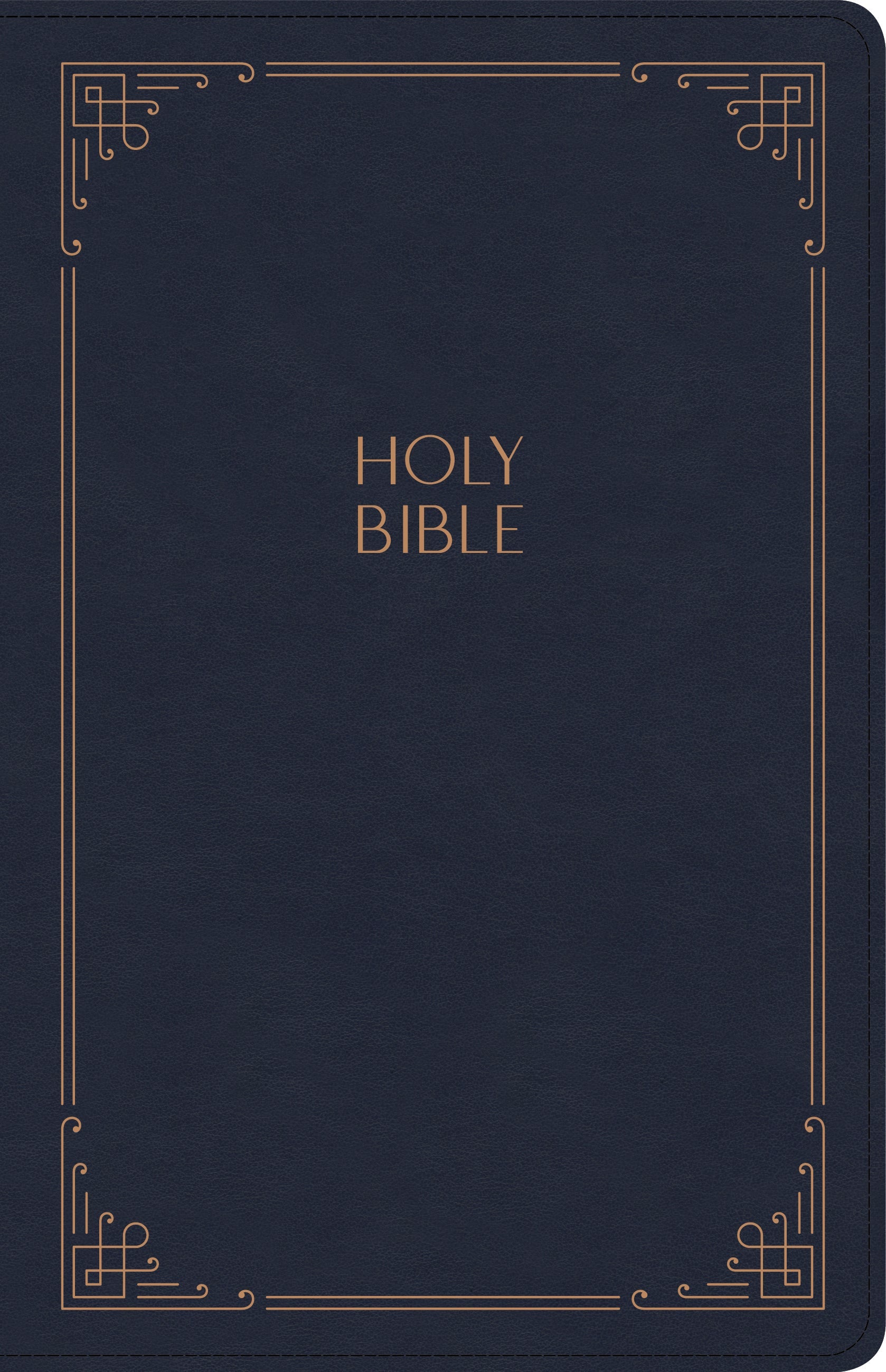 KJV Large Print Personal Size Reference Bible, Navy - Re-vived