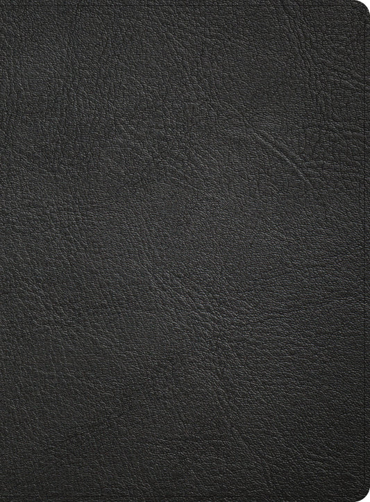 CSB E3 Discipleship Bible, Black Genuine Leather - Re-vived