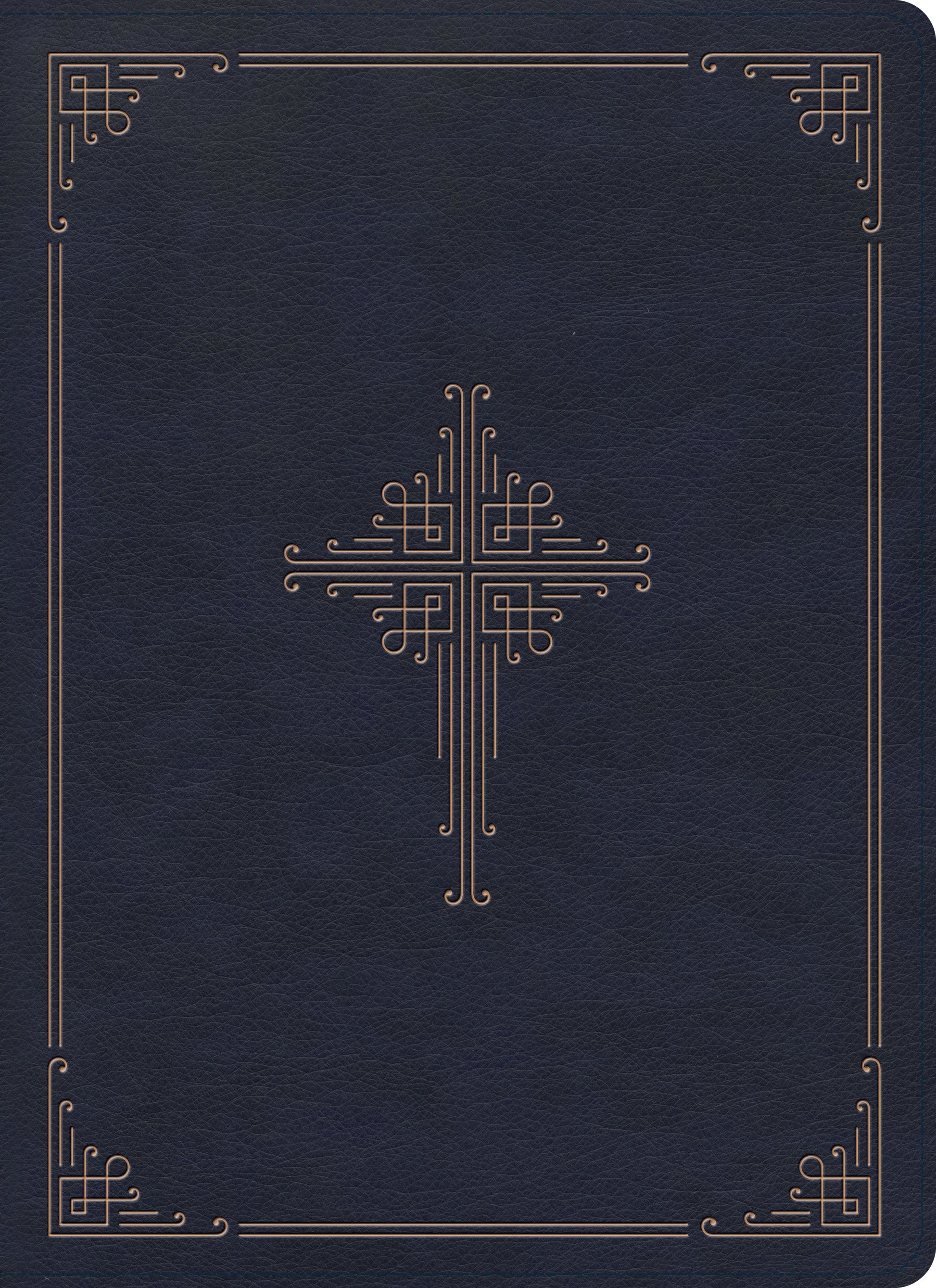 CSB Ancient Faith Study Bible, Navy LeatherTouch - Re-vived