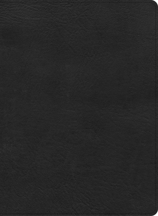 CSB Single-Column Wide-Margin Bible, Black LeatherTouch - Re-vived