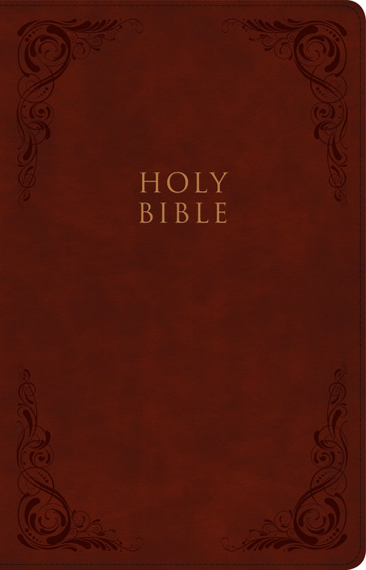 KJV Large Print Personal Size Reference Bible, Burgundy - Re-vived