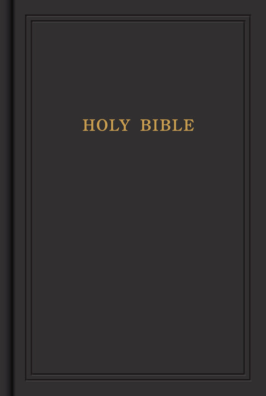 KJV Pew Bible, Black Hardcover - Re-vived