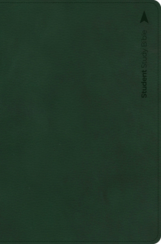 CSB Student Study Bible, Emerald Leathertouch - Re-vived