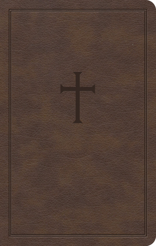 KJV Personal Size Bible, Brown LeatherTouch - Re-vived