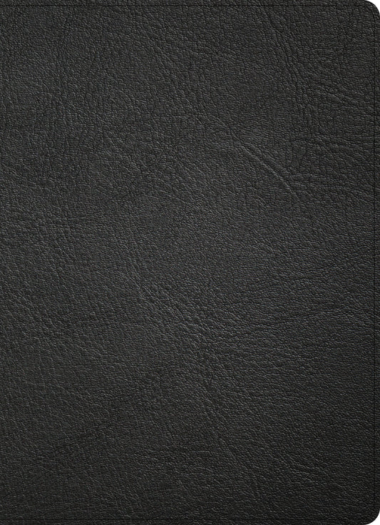 CSB Study Bible, Holman Handcrafted Collection, Premium Black - Re-vived